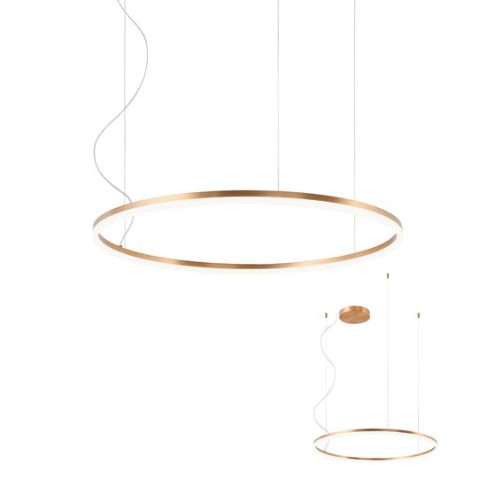 Lustra moderna bronz  il. direct LED 55W/6050lm/3000K, Orbit 01-1713-TRIAC Redo