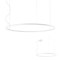 Lustra moderna alba  il. direct LED 84W/9240lm/3000K, Orbit 01-1716-TRIAC Redo