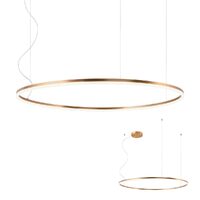 Lustra moderna bronz  il. direct LED 84W/9240lm/3000K, Orbit 01-1717-TRIAC Redo