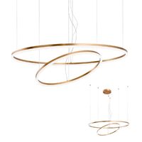 Lustra moderna bronz  il. direct LED 42W+66W/11664lm/3000K, Orbit 01-1721-TRIAC Redo