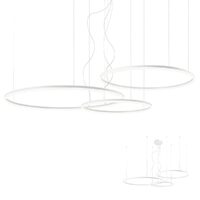 Lustra moderna alba  il. direct LED 42W+55W+66W/17714lm/3000K, Orbit 01-1722-TRIAC Redo