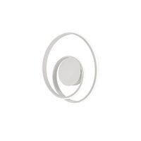 Aplica/plafoniera moderna alba LED 26W/2610lm/3000K, Torsion 01-1789 Redo