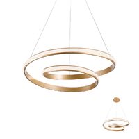 Lustra moderna bronz LED 30W/3300lm/3000K, Torsion 01-1794 Redo