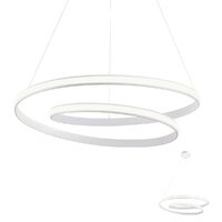 Lustra moderna alba LED 40W/4400lm/3000K, Torsion 01-1795 Redo
