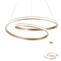 Lustra moderna bronz LED 40W/4400lm/3000K, Torsion 01-1796 Redo