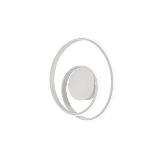 Aplica/plafoniera moderna alba LED 26W/2766lm/4000K, Torsion 01-1884 Redo