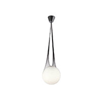 Lustra moderna neagra 1xE27/42W, D30, Alluria 01-1973 Redo
