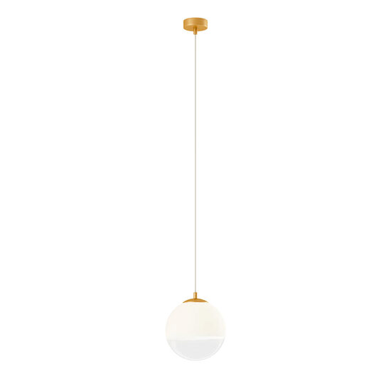 Lustra moderna aurie abajur sticlă alba degrade 1xE27/42W, Berry 01-2266 Redo