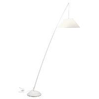 Lampadar modern alb abajur textil 1xE27/42W, Fisher 01-1988 Redo