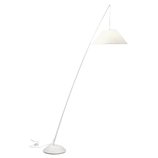 Lampadar modern alb abajur textil 1xE27/42W, Fisher 01-1988 Redo