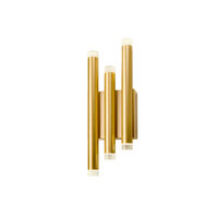 Aplică moderna aurie tripla LED 24W/2592lm/3000K, Madison 01-2036 Redo