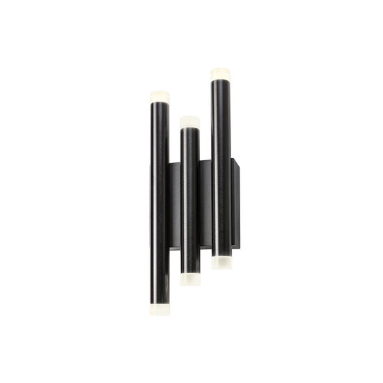 Aplică moderna neagra tripla LED 24W/2592lm/3000K, Madison 01-2038 Redo