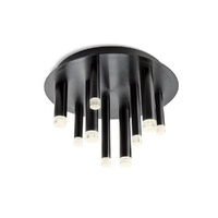 Plafonieră moderna neagra LED 36W/3888W/3000K, Madison 01-2041 Redo
