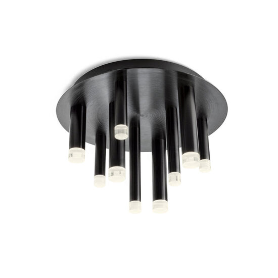 Plafonieră moderna neagra LED 36W/3888W/3000K, Madison 01-2041 Redo