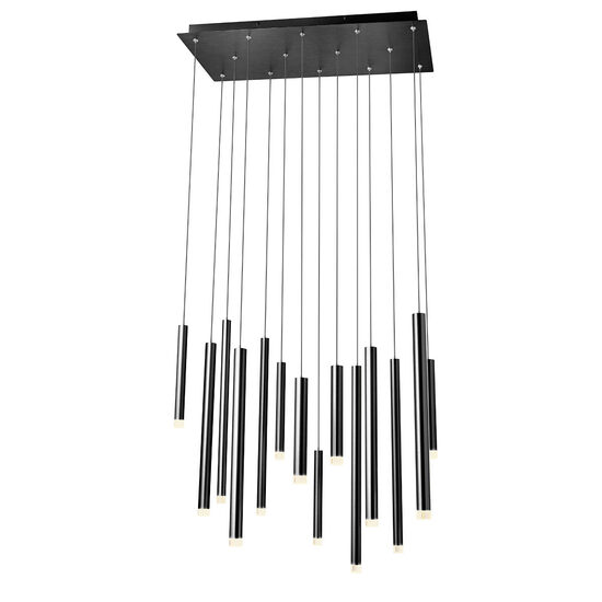 Lustra moderna neagra LED 56W/6048lm/3000K, Madison 01-2056 Redo