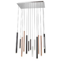 Lustra moderna cromata LED 56W/6048lm/3000K, Madison 01-2057 Redo