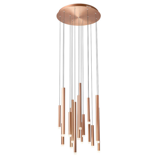 Lustra moderna cupru LED 64W/6912lm/3000K, Madison 01-2059 Redo