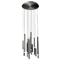 Lustra moderna neagra LED 64W/6912lm/3000K, Madison 01-2060 Redo