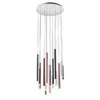 Lustra moderna cromata LED 64W/6912lm/3000K, Madison 01-2061 Redo