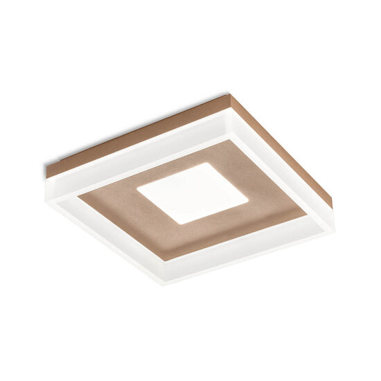 Plafonieră moderna aurie LED 36W/3780lm/3000K, Maya 01-1996 Redo