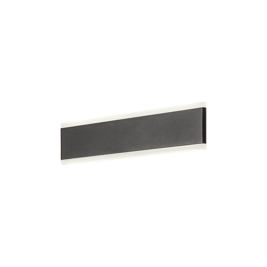 Aplica metalica neagra il. direct/indirecta LED 24W/2568lm/3000K, Rail 01-2301 Redo