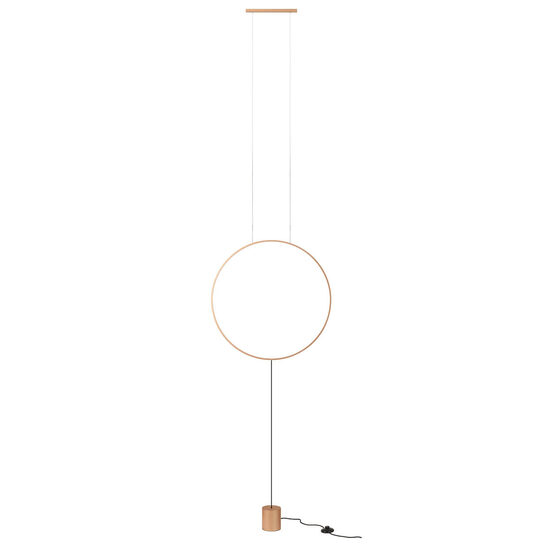 Lustra/lampadar moderna aurie LED 19W/2070lm/3000K, Slick 01-2196 Redo
