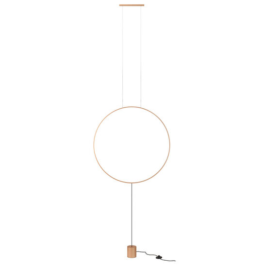 Lustra/lampadar moderna aurie LED 28W/2898lm/3000K, Slick 01-2198 Redo