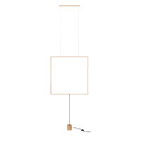 Lustra/lampadar moderna aurie LED 37W/3726lm/3000K, Slick 01-2135 Redo