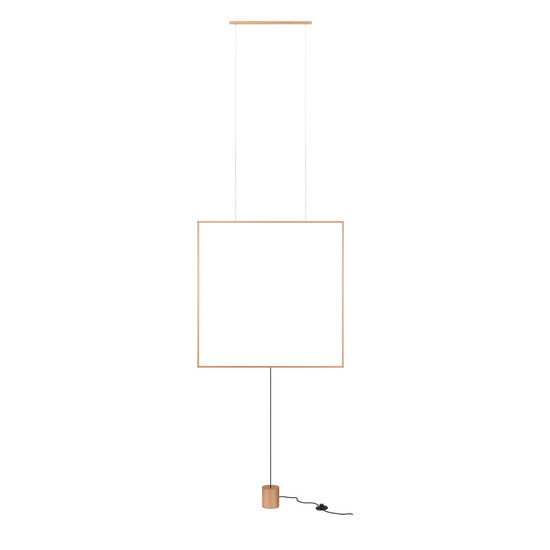 Lustra/lampadar moderna aurie LED 37W/3726lm/3000K, Slick 01-2135 Redo