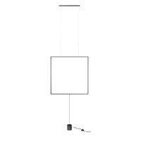 Lustra/lampadar moderna neagra LED 37W/3726lm/3000K, Slick 01-2136 Redo