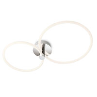 Plafonieră moderna cromata LED 43W/4386lm/3000K, Spell 01-2224 Redo
