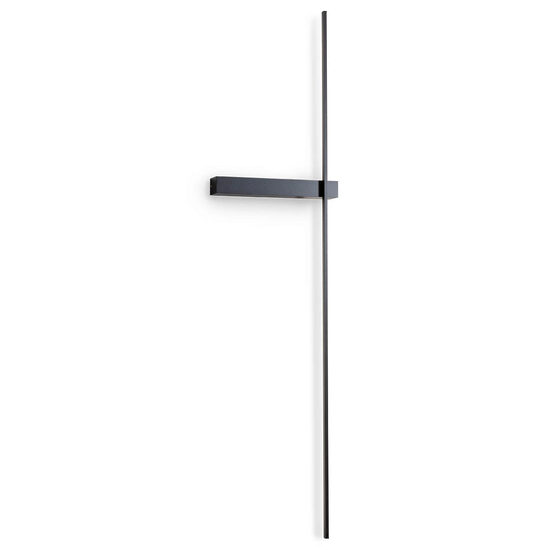 Aplică moderna de stanga neagra LED 14W/1449lm/3000K, Tangent 01-2201 Redo