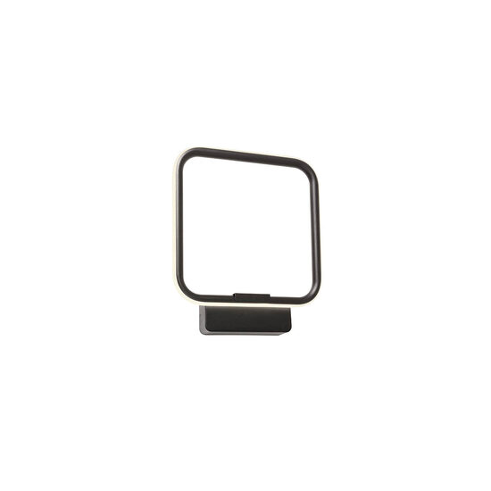 Aplică moderna neagra dispersor silicon LED 15W/1365lm/3000K, Thai 01-2096 Redo