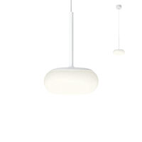 Lustra moderna alba LED 15W/1545lm 3000K/4000K/5000K, Ubis 01-2232 Redo