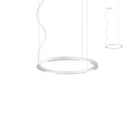 Lustra moderna alba LED 34W/3510lm/3000K, Union 01-2202 Redo