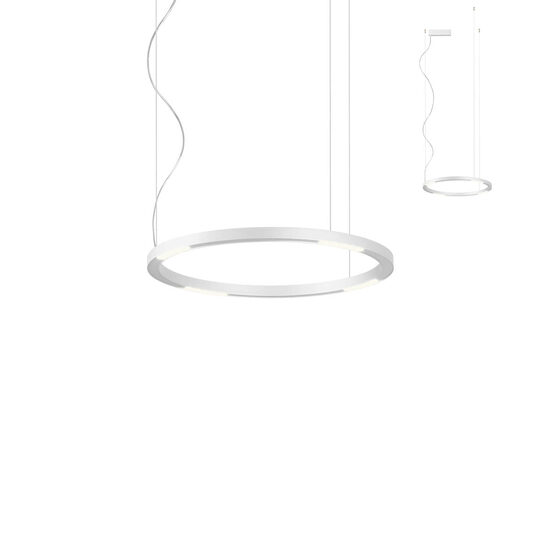 Lustra moderna alba LED 34W/3510lm/3000K, Union 01-2202 Redo