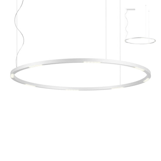 Lustra moderna alba LED 68W/7020lm/3000K, Union 01-2208 Redo