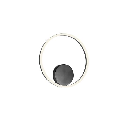 Aplica moderna neagra il. direct LED 28W/2968lm/3000K, Orbit 01-1942-TRIAC Redo