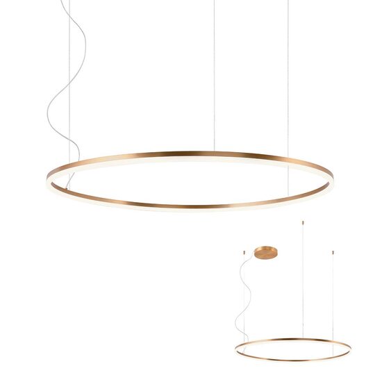 Lustra moderna bronz il. direct LED 66W/7983lm/4000K, Orbit 01-1917-TRIAC Redo