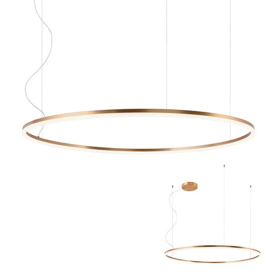 Lustra moderna bronz il. direct LED 84W/10256lm/4000K, Orbit 01-1919-TRIAC Redo
