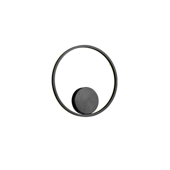Aplica moderna neagra il. indirect LED 28W/2968lm/3000K, Orbit 01-1943-TRIAC Redo