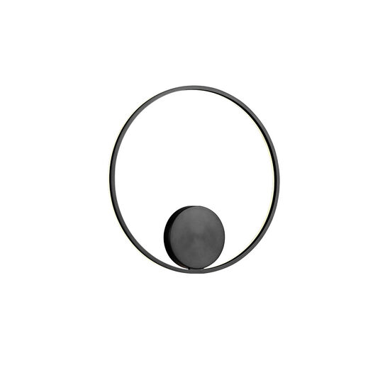 Aplica moderna neagra il. indirect LED 42W/4536lm/3000K, Orbit 01-1945-TRIAC Redo