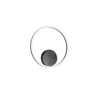 Aplica moderna neagra il. direct LED 28W/3265lm/4000K, Orbit 01-1955-TRIAC Redo