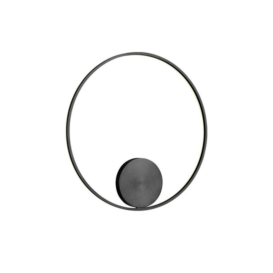 Aplica moderna neagra il. indirect LED 55W/6716lm/4000K, Orbit 01-1960-TRIAC Redo