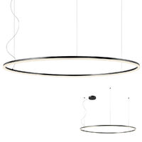 Lustra moderna neagra il. direct LED 105W/11550lm/3000K, Orbit 01-1952-TRIAC Redo