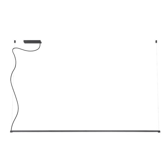 Lustra moderna neagra LED 34W/3350lm/3000K, Acrobat 01-2285 Redo