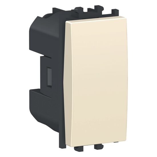 Intrerupator simplu Crem, 1 modul, 1P, EASY STYL Schneider Electric, LMR0100002
