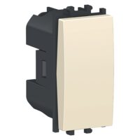 Intrerupator simplu cap scara Crem, 1 modul, 1P, EASY STYL Schneider Electric, LMR0104002
