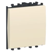 Intrerupator simplu Crem, 2 module, 1P, EASY STYL Schneider Electric, LMR0200002