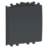 Intrerupator simplu Negru, 2 module, 1P, EASY STYL Schneider Electric, LMR0200003